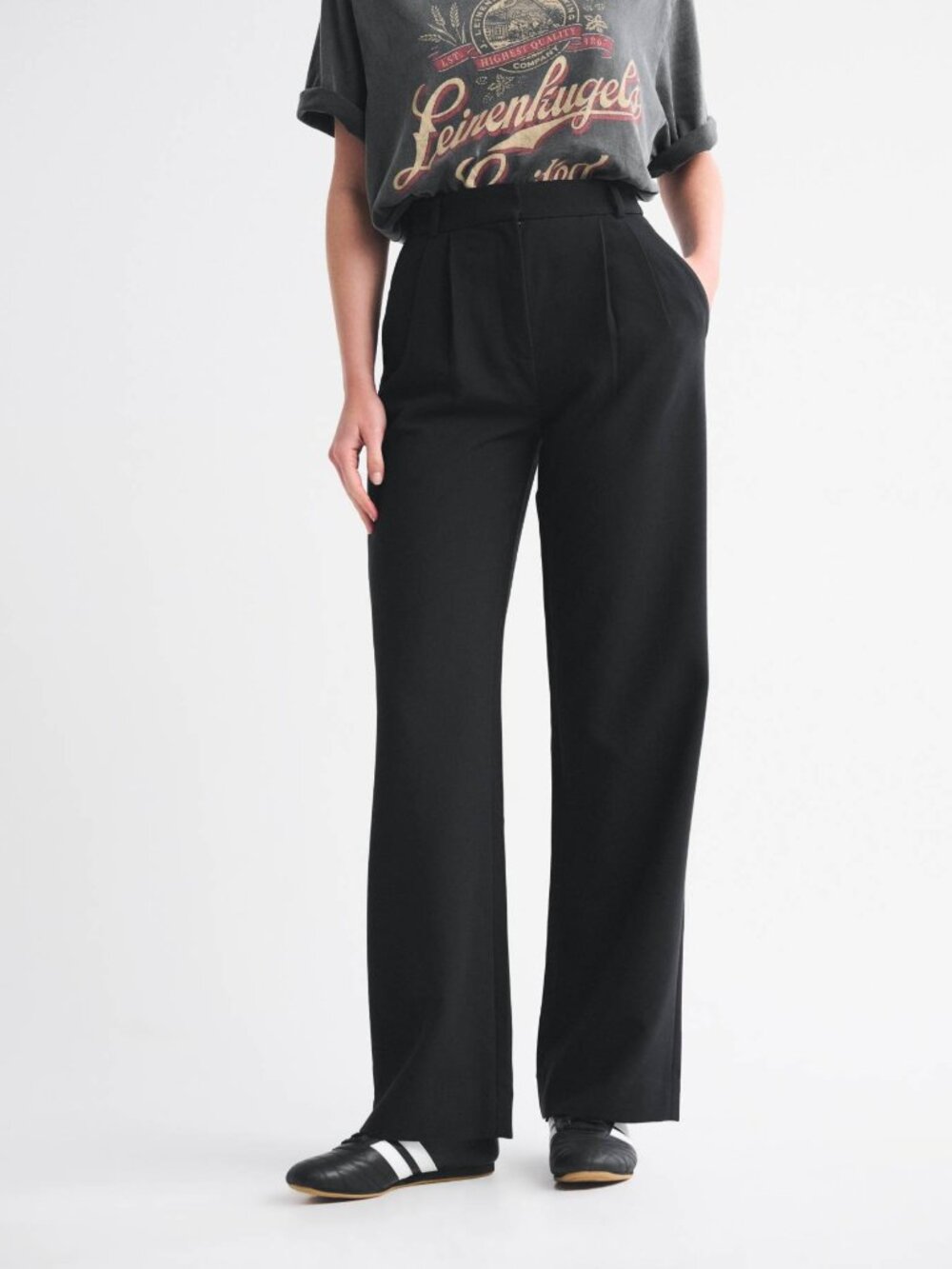Abercrombie & Fitch Sloane Tailored Wide Leg Pants